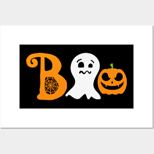 Boo Pumpkin Halloween Posters and Art